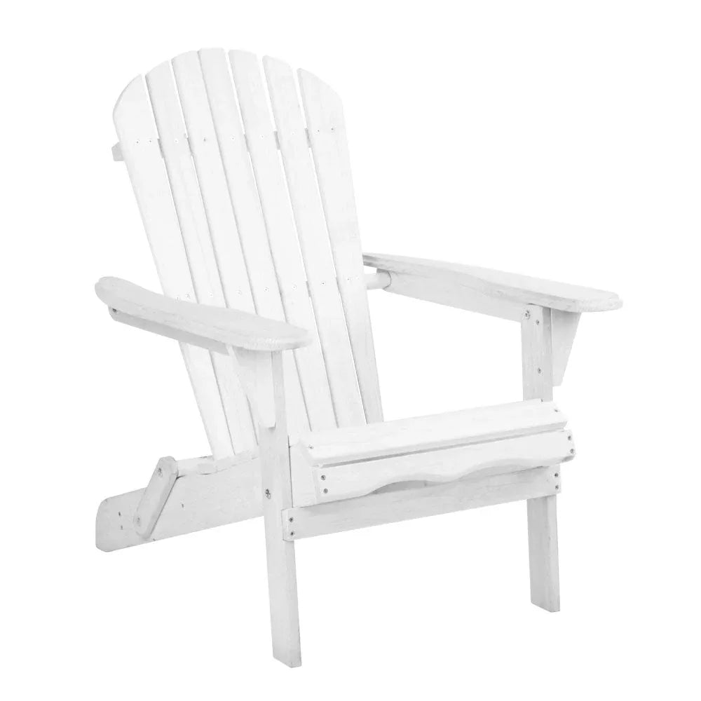 Gardeon Outdoor Furniture Adirondack Chairs Beach Chair Lounge Wooden