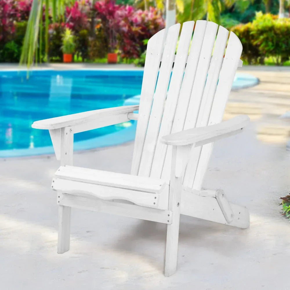 Gardeon Outdoor Furniture Adirondack Chairs Beach Chair Lounge Wooden