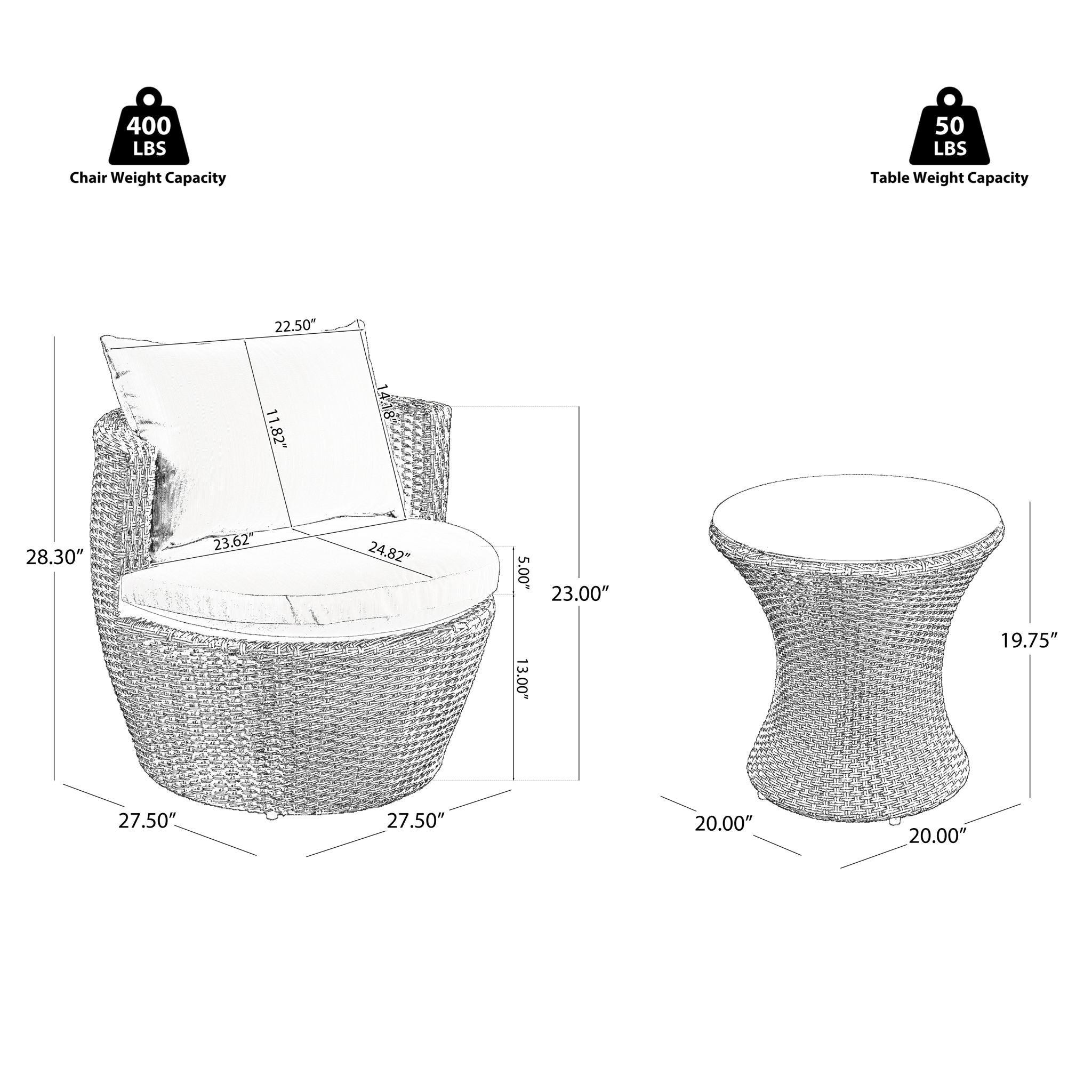 Kono Chat Set Outdoor Furniture