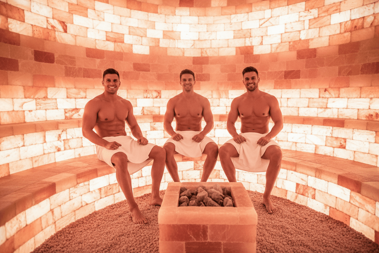 Himalayan Salt Sauna 4' x 4' Surface Area - 16 Sq feet
