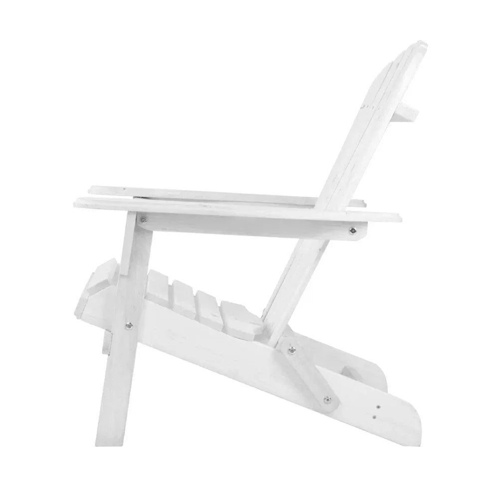 Gardeon Outdoor Furniture Adirondack Chairs Beach Chair Lounge Wooden