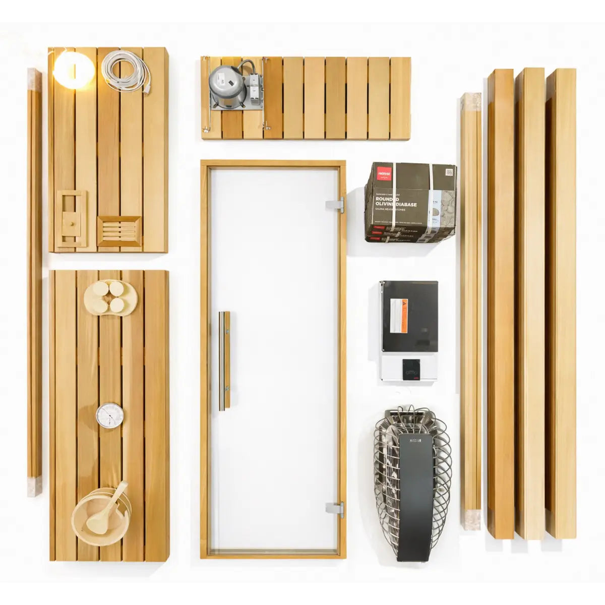 Custom Indoor Sauna Room - 4' x 6' x 8' - Finnish Sauna Builders