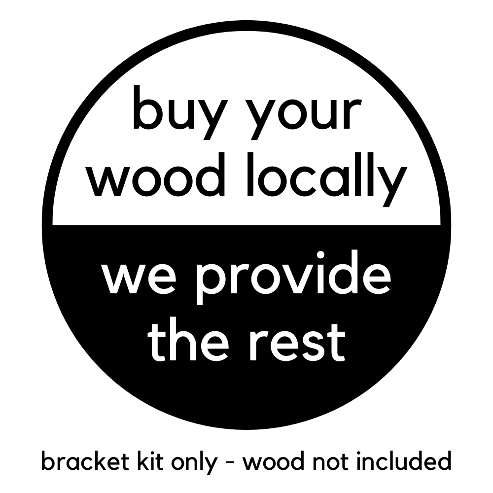 DIY Pergola Bracket Kit for an Attached Pergola With Roof Rafters - Any Size Up to 24' x 12'